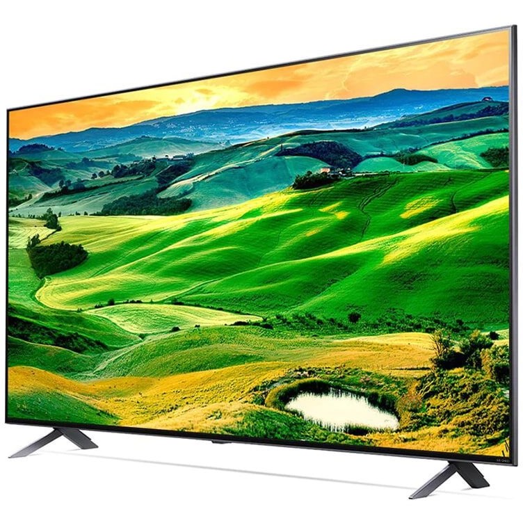 تلویزیون ال جی QNED80 سایز ۷۵ اینچ Ultra HD 4K نمای ۳